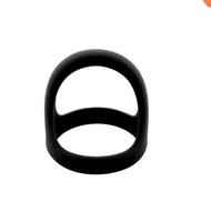 Эрекционное кольцо на пенис и мошонку черное