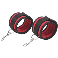 Черно-красные наручники с липучкой