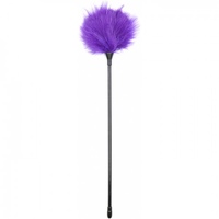 Фиолетовый перьевой тиклер 40 см