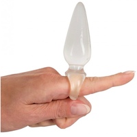 Анальная пробочка с кольцом на пальчик Finger Plug