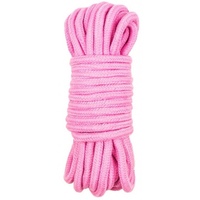 Хлопковая верёвка для бондажа розовая 10 м