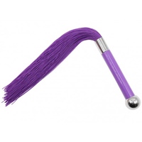 Фиолетовая плеть с силиконовыми хвостами 42 см