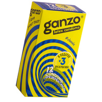 Презервативы Ganzo №15 Classic классические с обильной смазкой