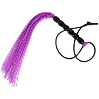Маленькая резиновая плеть фиолетовая 21 см