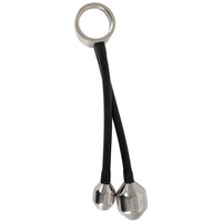 Эрекционное кольцо с металлическими грузиками Cock ring &amp; Ass plugs