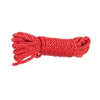 Красная веревка для бондажа 10 м