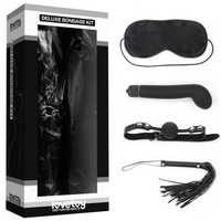 Набор для ролевых игр Deluxe Bondage Kit (маска, вибростимулятор точки G, плеть, кляп-шар)