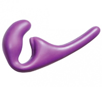 Безремневой анальный страпон Natural Seduction фиолетовый