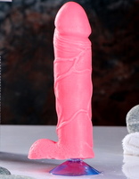 Фигурное мыло Фаворит на присоске 16 см, розовое 170 гр