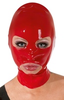 Красная маска из латекса женская