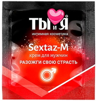 Крем для мужчин Sextaz-M с разогревающим эффектом 1,5 гр, пробник