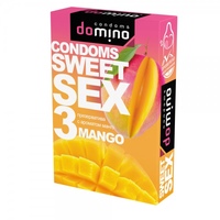 Оральные презервативы Domino Sweet Sex Mango 3 шт