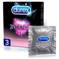 Презервативы Durex №3 Intense Orgasmic с ребристой и точечной структурой