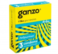 Презервативы Ganzo №3 Ribs ребристые