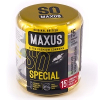 Презервативы Maxus №15 Special точечно-ребристые в металлическом кейсе