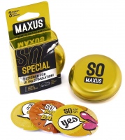 Презервативы Maxus №3 Special точечно-ребристые