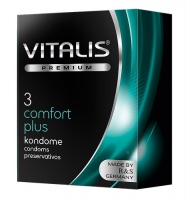 Презервативы VITALIS PREMIUM №3 comfort plus - анатомической формы