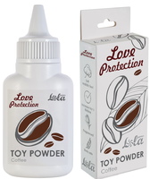 Пудра для игрушек Love Protection с ароматом кофе 30 гр